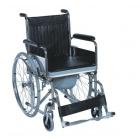 AC683 STEEL COMMODE WHEELCHAIR