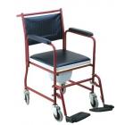 AC691 STEEL COMMODE WHEELCHAIR