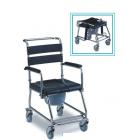 AC670S STAINLESS STEEL COMMODE WHEELCHAIR